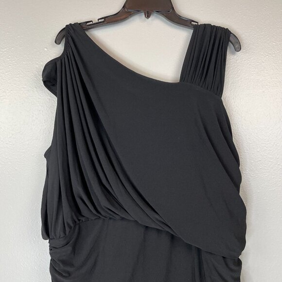 Marc Bouwer Jumpsuit Womens Plus 1X Black Stretch Jersey Sleeveless - Picture 7 of 12